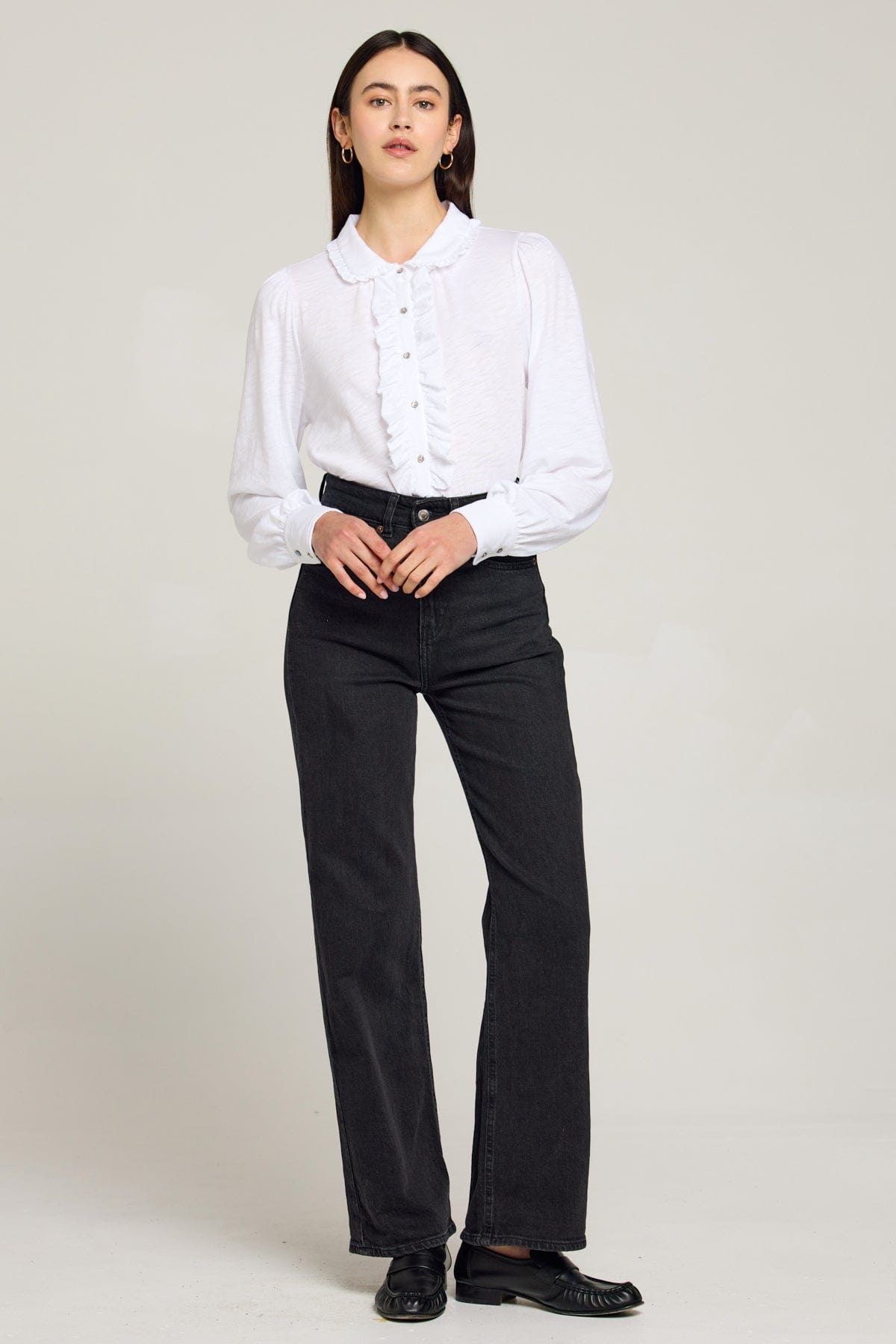 Josephine Tuxedo Shirt