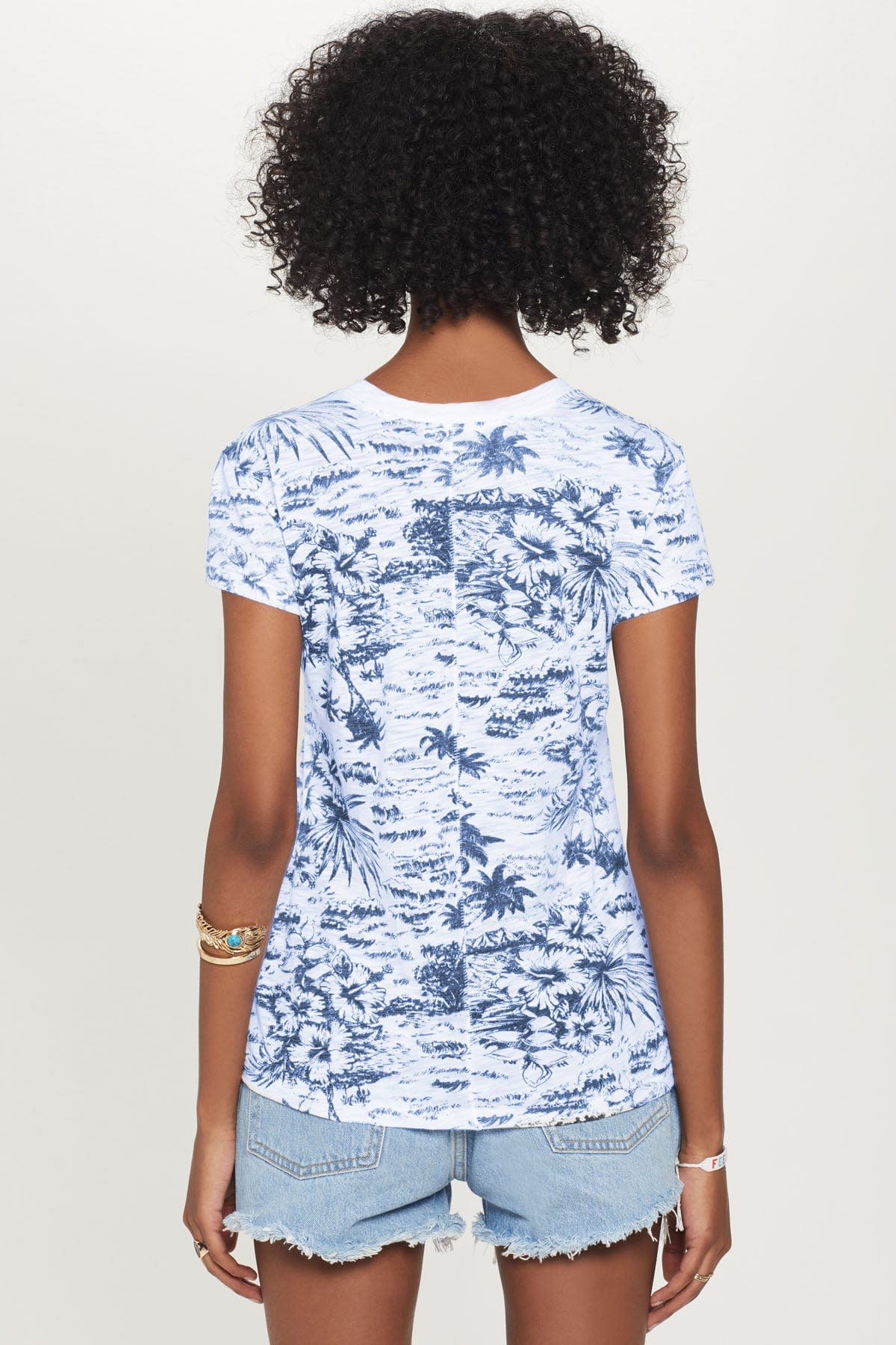 Palm Island Ringer Tee