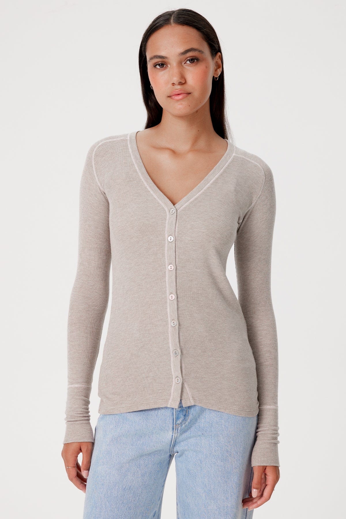 Lilian Saddle Shoulder Cardigan