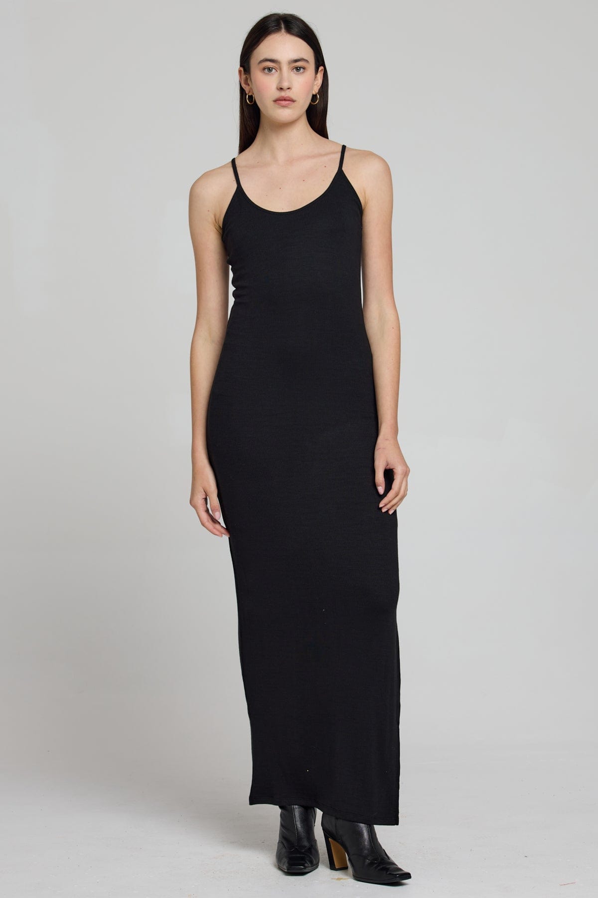 Claire Ribbed Maxi Dress