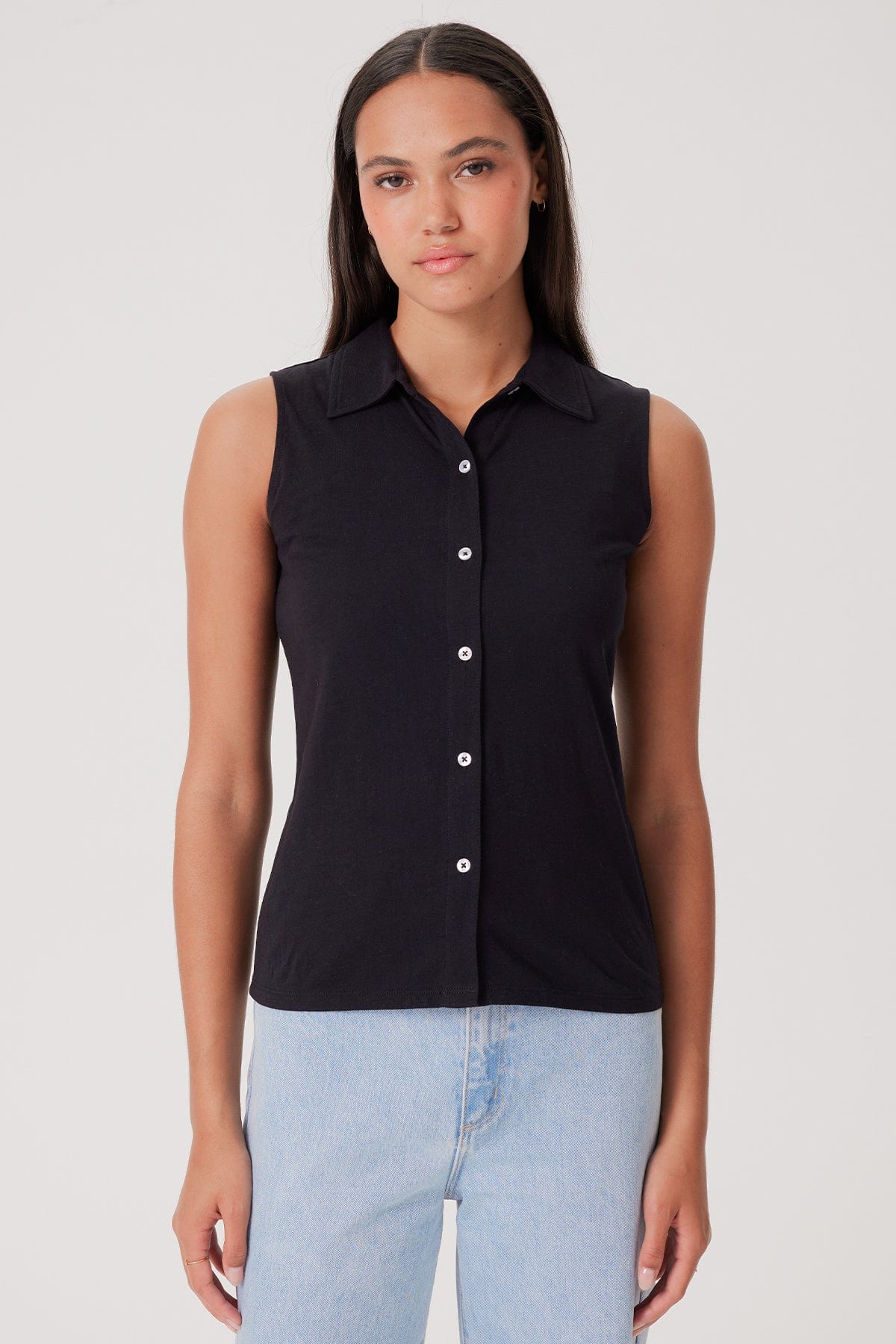 Organic Modern Sleeveless Shirt