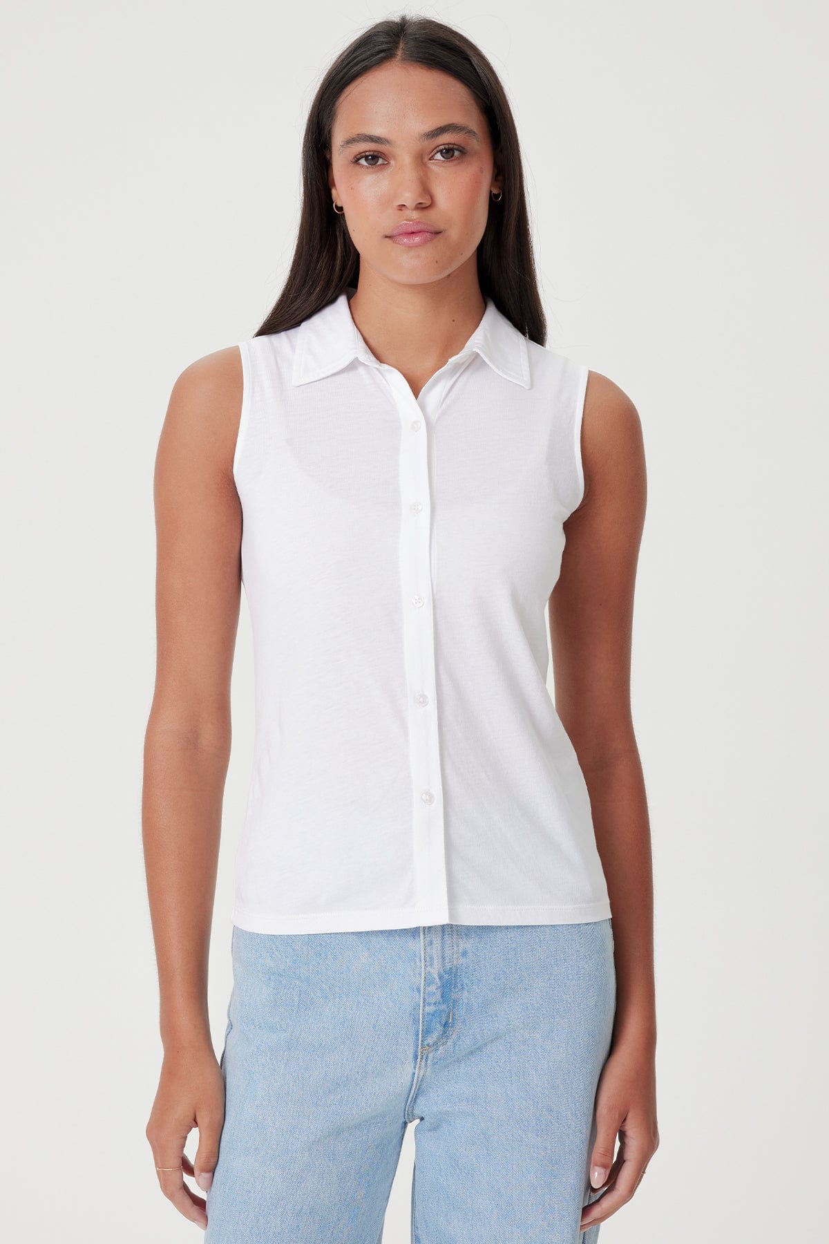 Organic Modern Sleeveless Shirt