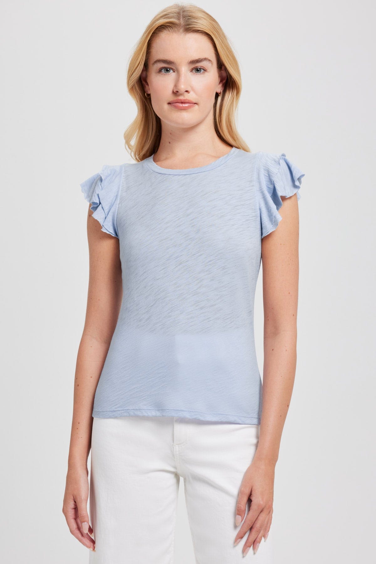 Celeste Ruffle Sleeve Tee - Goldie LeWinter