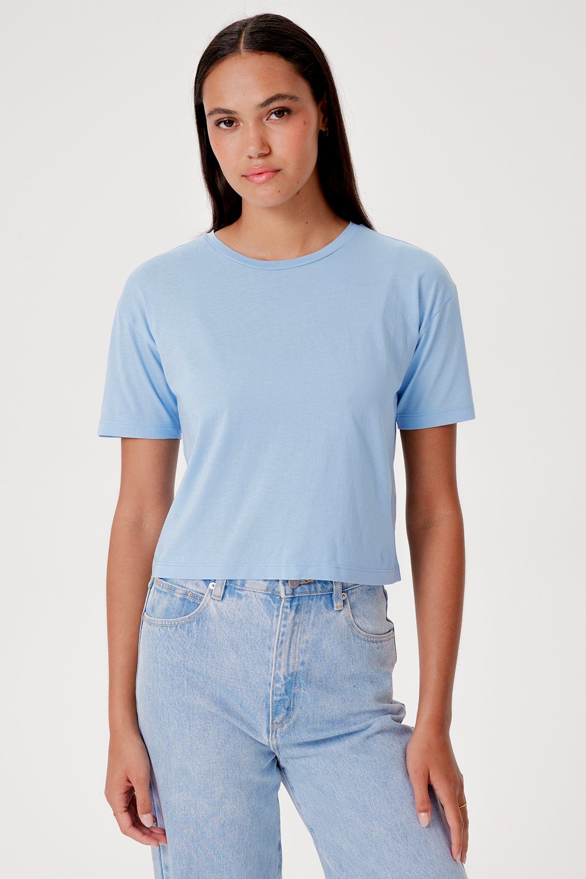 Organic Crop Girlfriend Tee