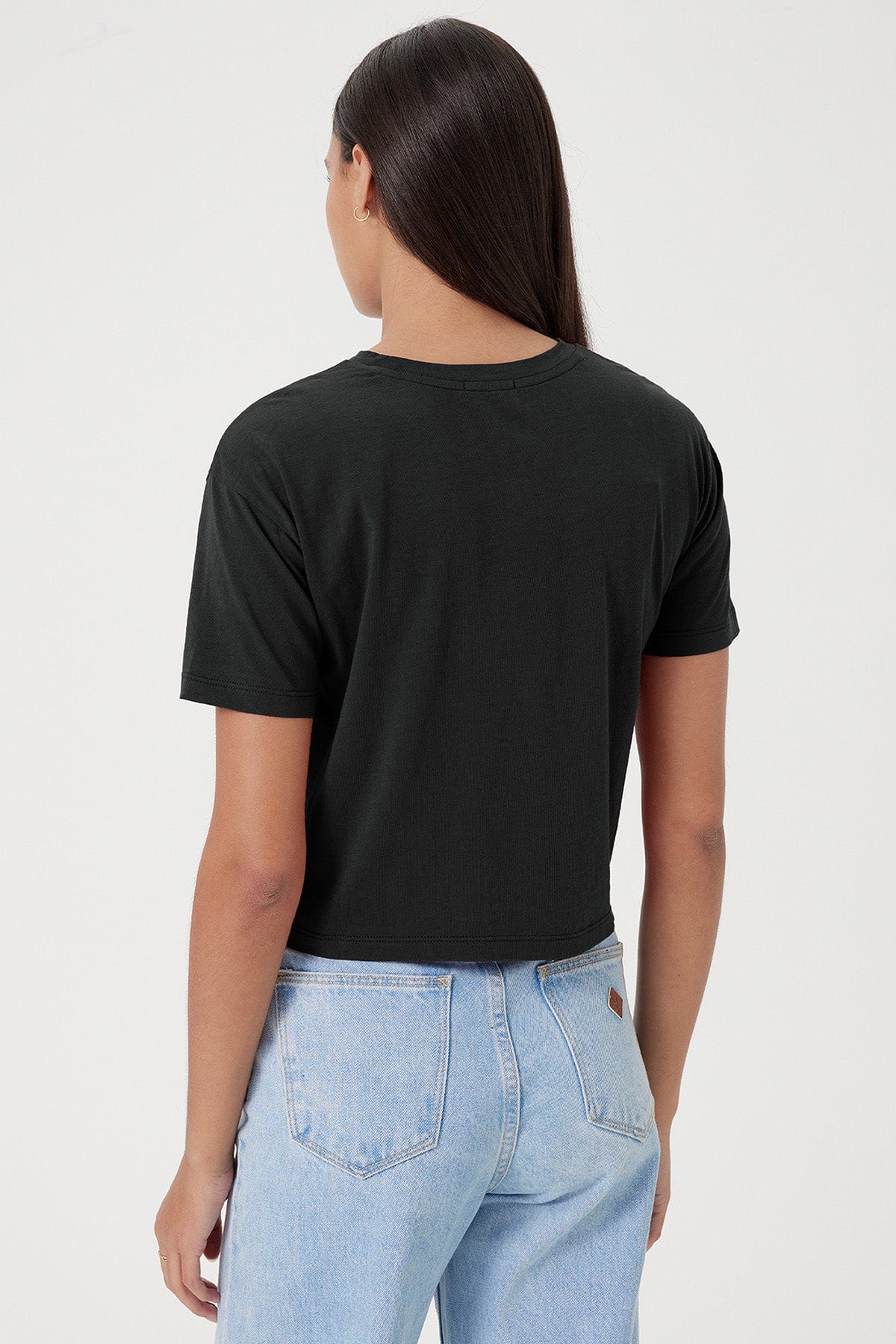 Organic Crop Girlfriend Tee