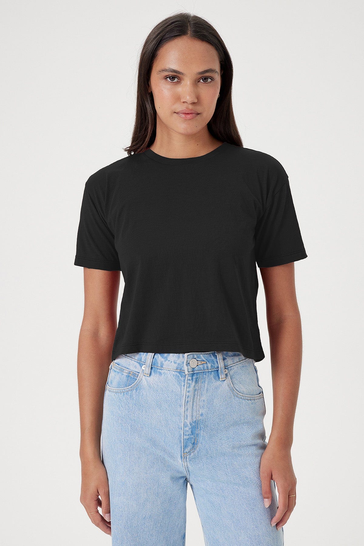 Organic Crop Girlfriend Tee