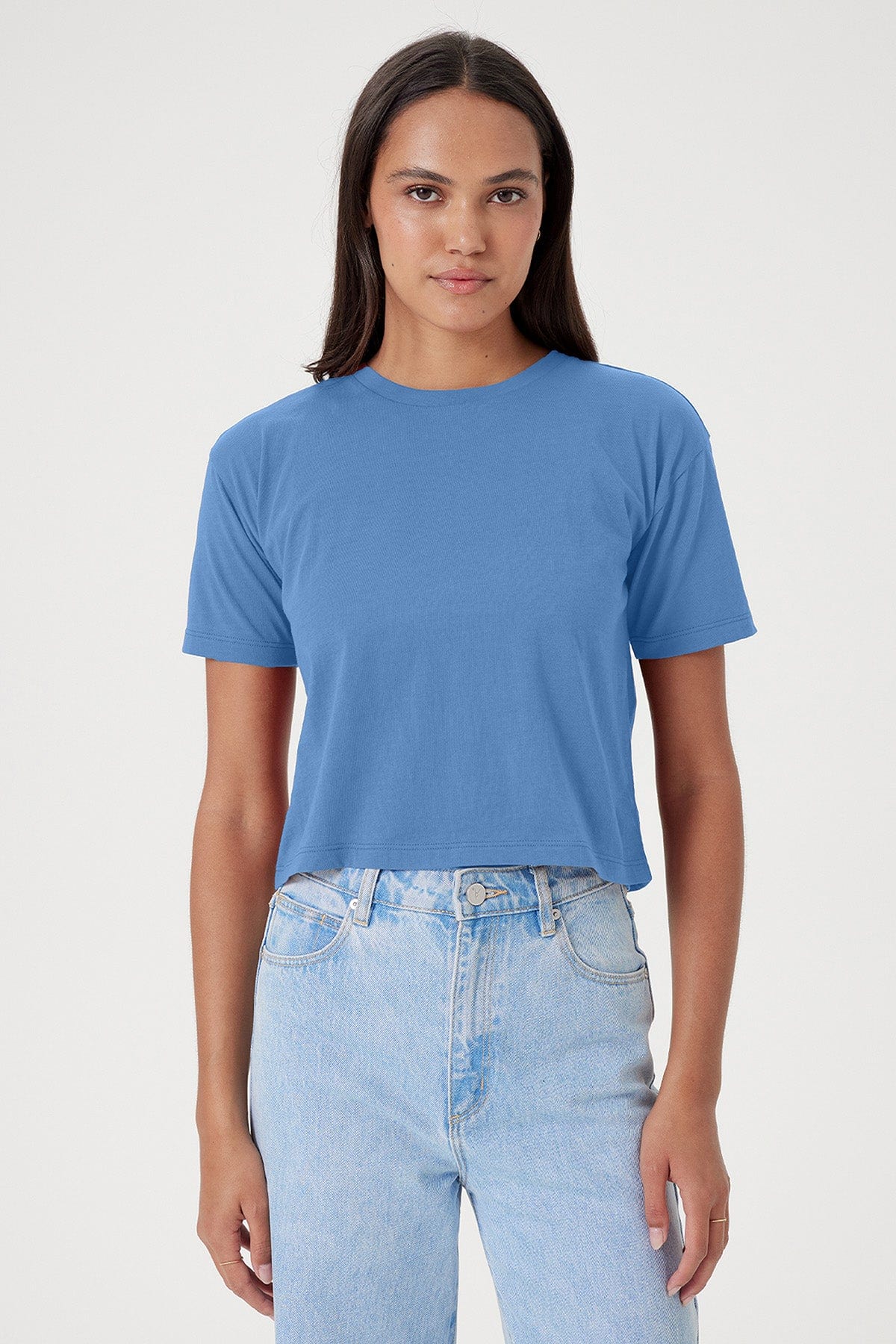 Organic Crop Girlfriend Tee