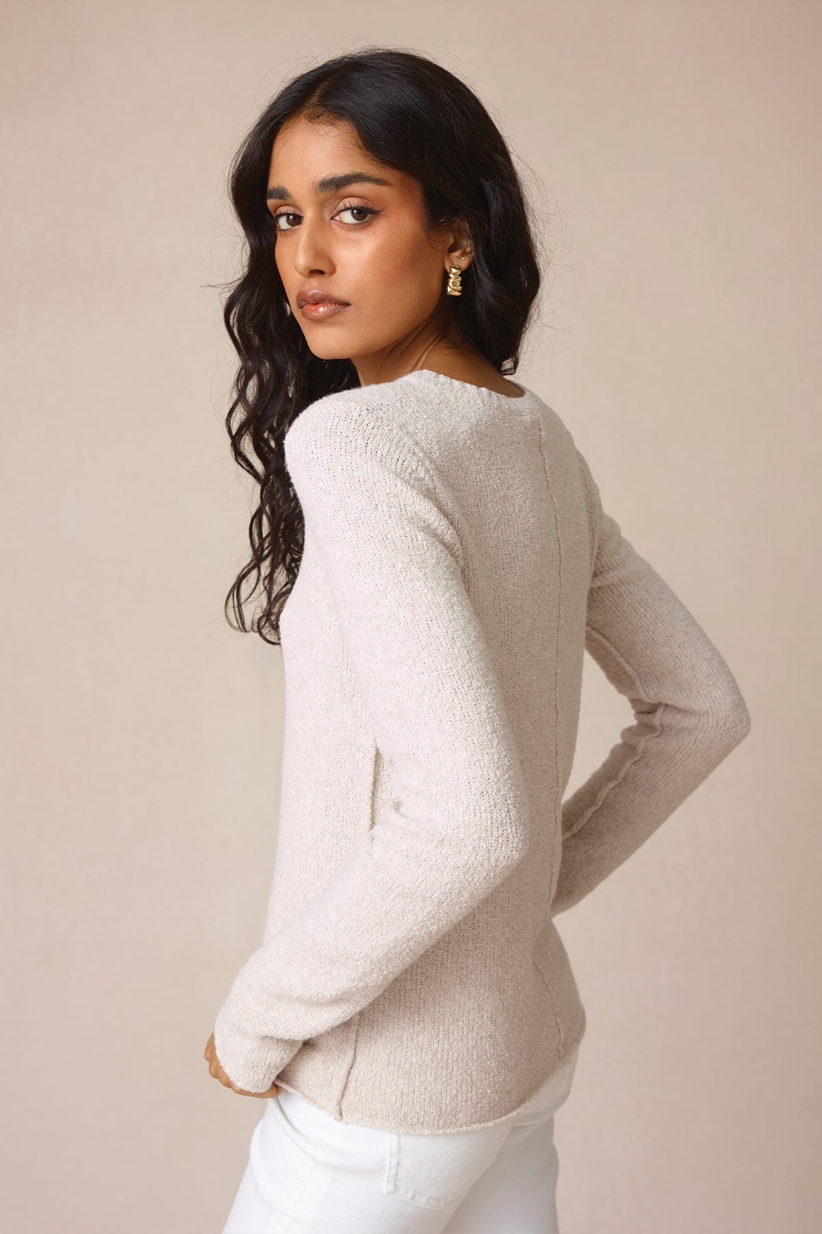 Goldie LeWinter Bouclé Sweater