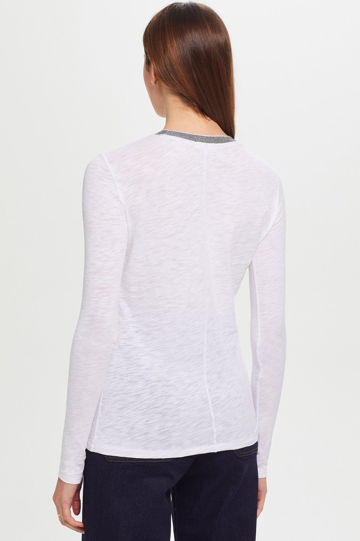 Goldie LeWinter SALE Long Sleeve Pavé Ringer Tee