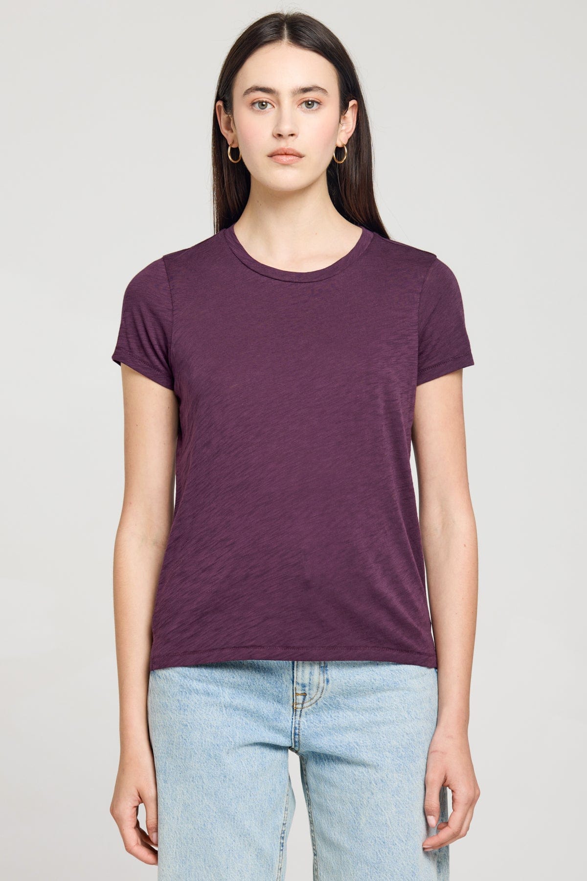 Goldie LeWinter SALE XS / Aubergine Signature Slub Boy Tee