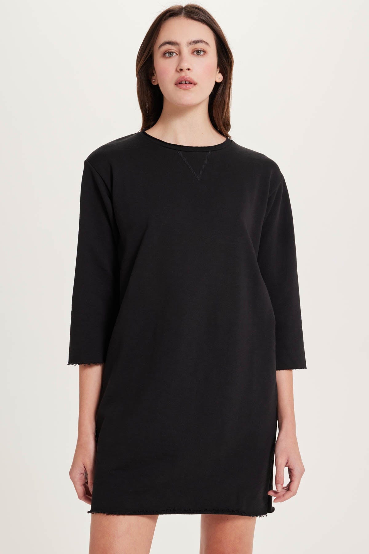 Goldie LeWinter SALE XS / Black Melrose Sweatshirt Dress