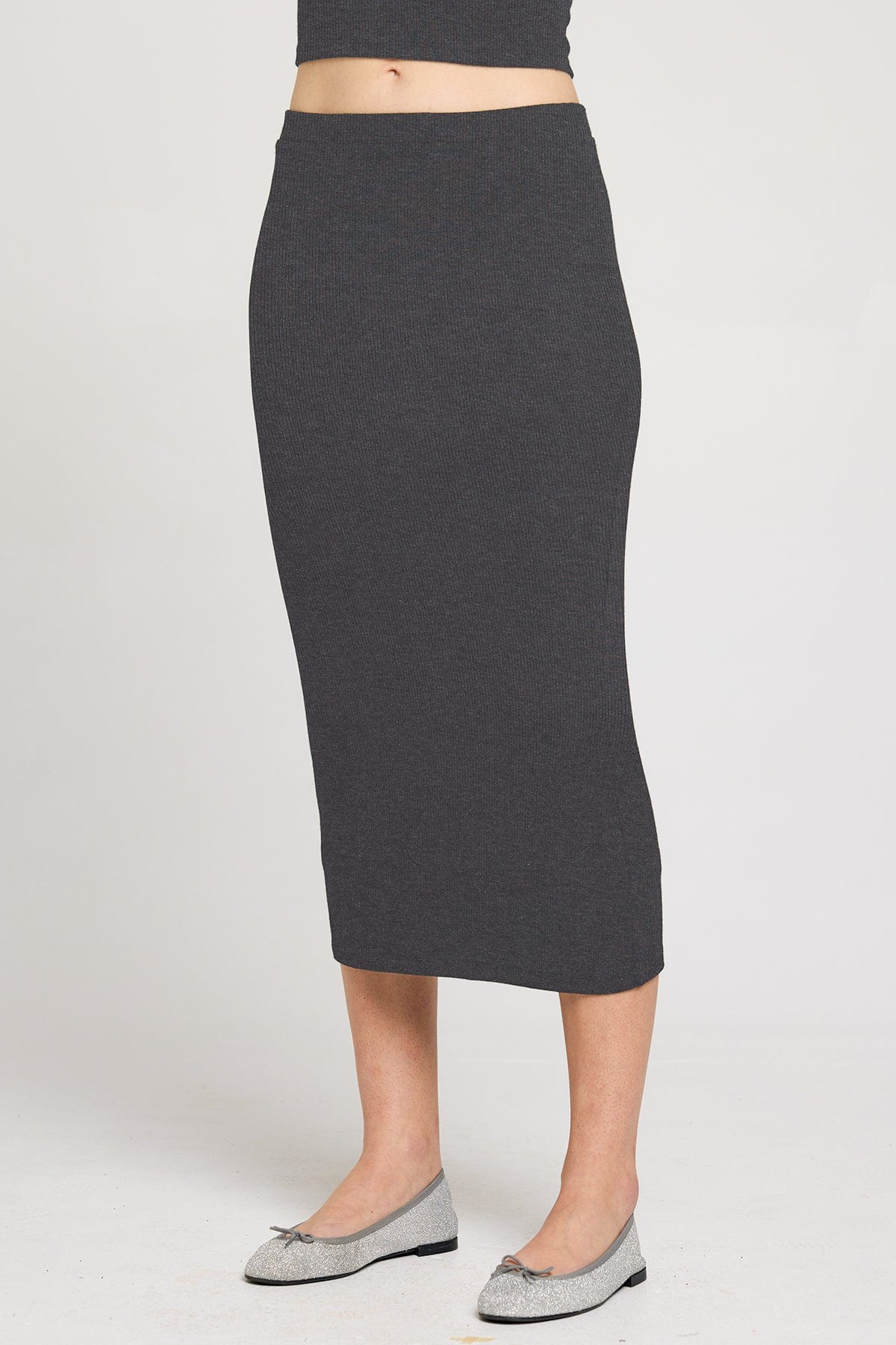 Goldie LeWinter SALE XS / Charcoal Heather Arabella Pencil Skirt