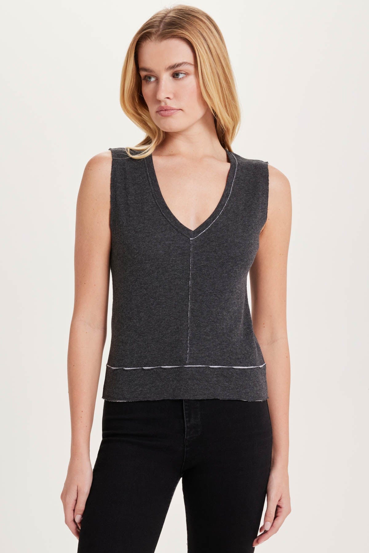 Goldie LeWinter SALE XS / Charcoal Stella Sweater Vest