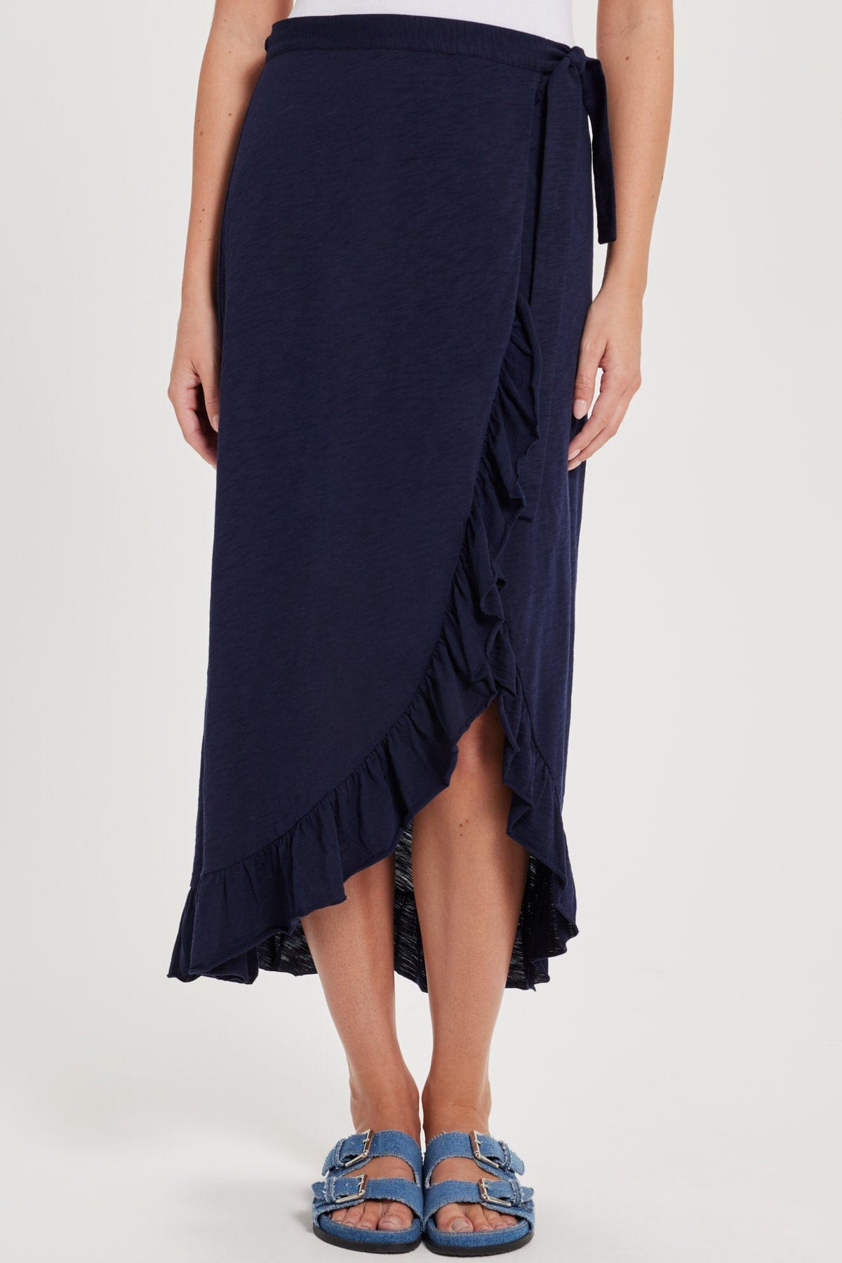 Goldie LeWinter SALE XS / Navy Amore Wrap Skirt