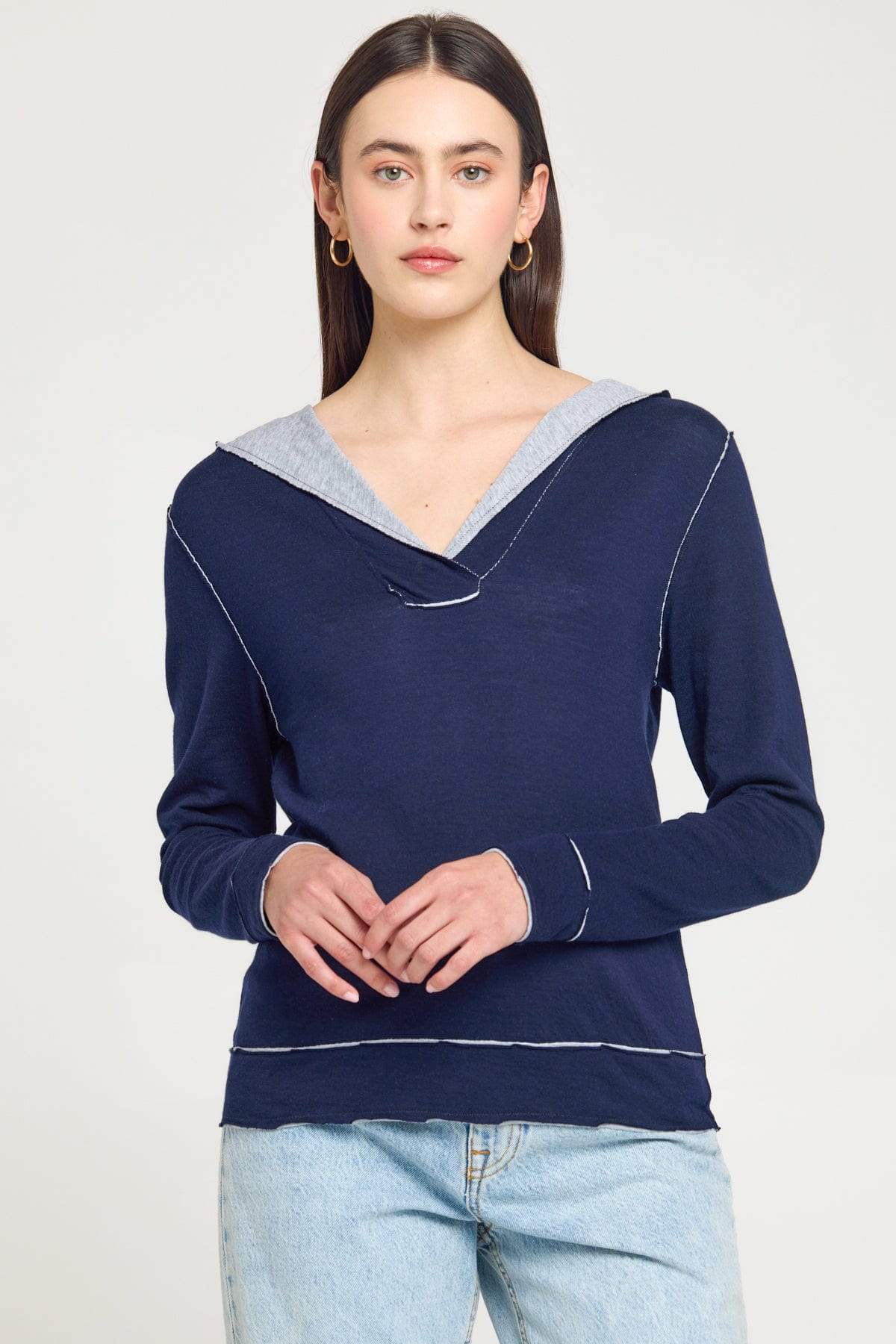 Goldie LeWinter SALE XS / Navy Stella Hoodie