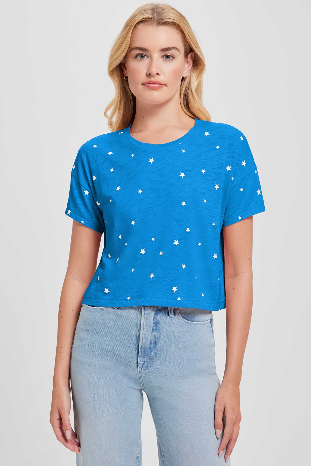 Goldie LeWinter SALE XS / Royal Galaxy Crop Tee