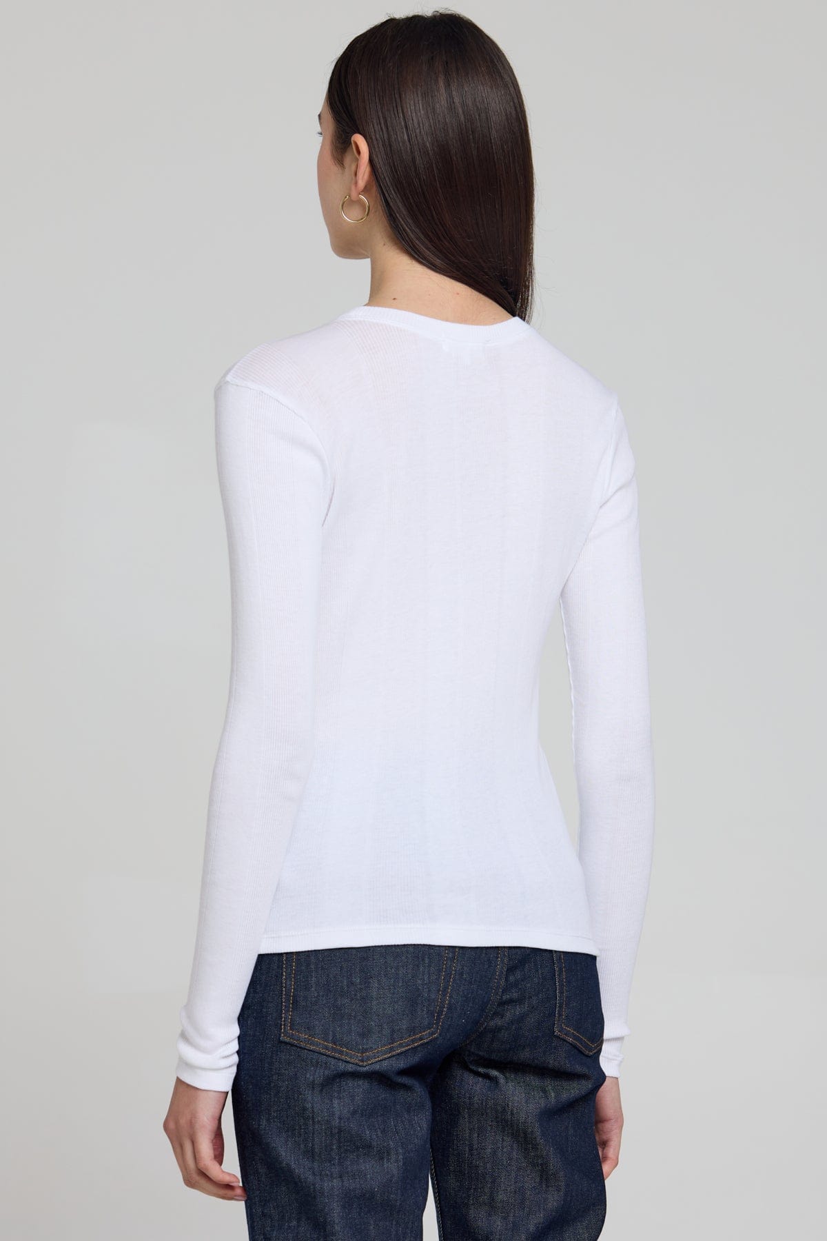 Goldie LeWinter TEES Long Sleeve Variegated Rib Tee