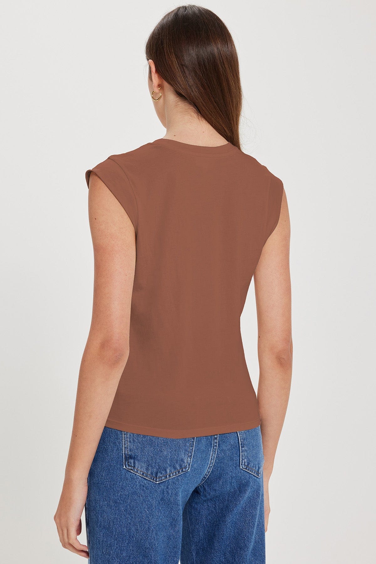 Goldie LeWinter TEES Organic Cap Sleeve Tee