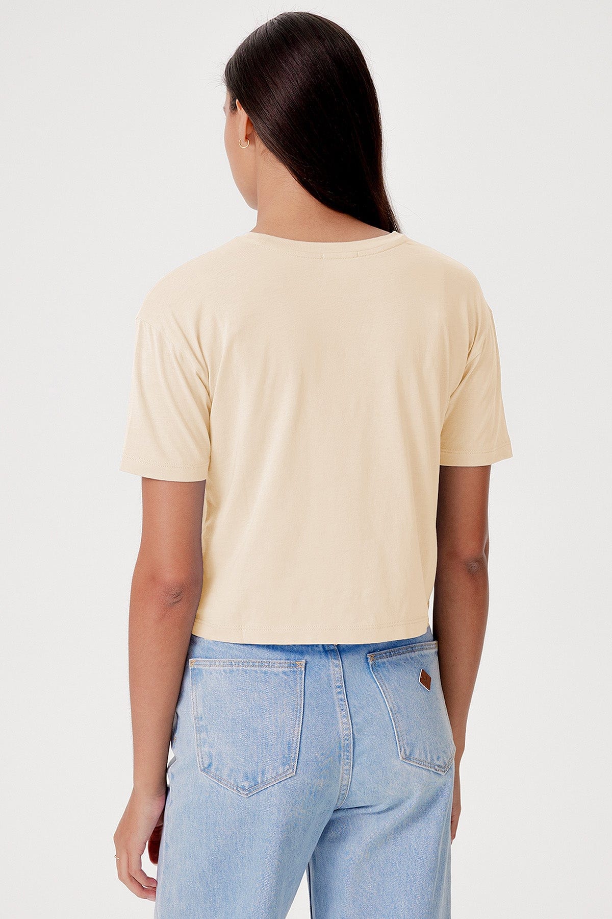 Goldie LeWinter TEES Organic Crop Girlfriend Tee