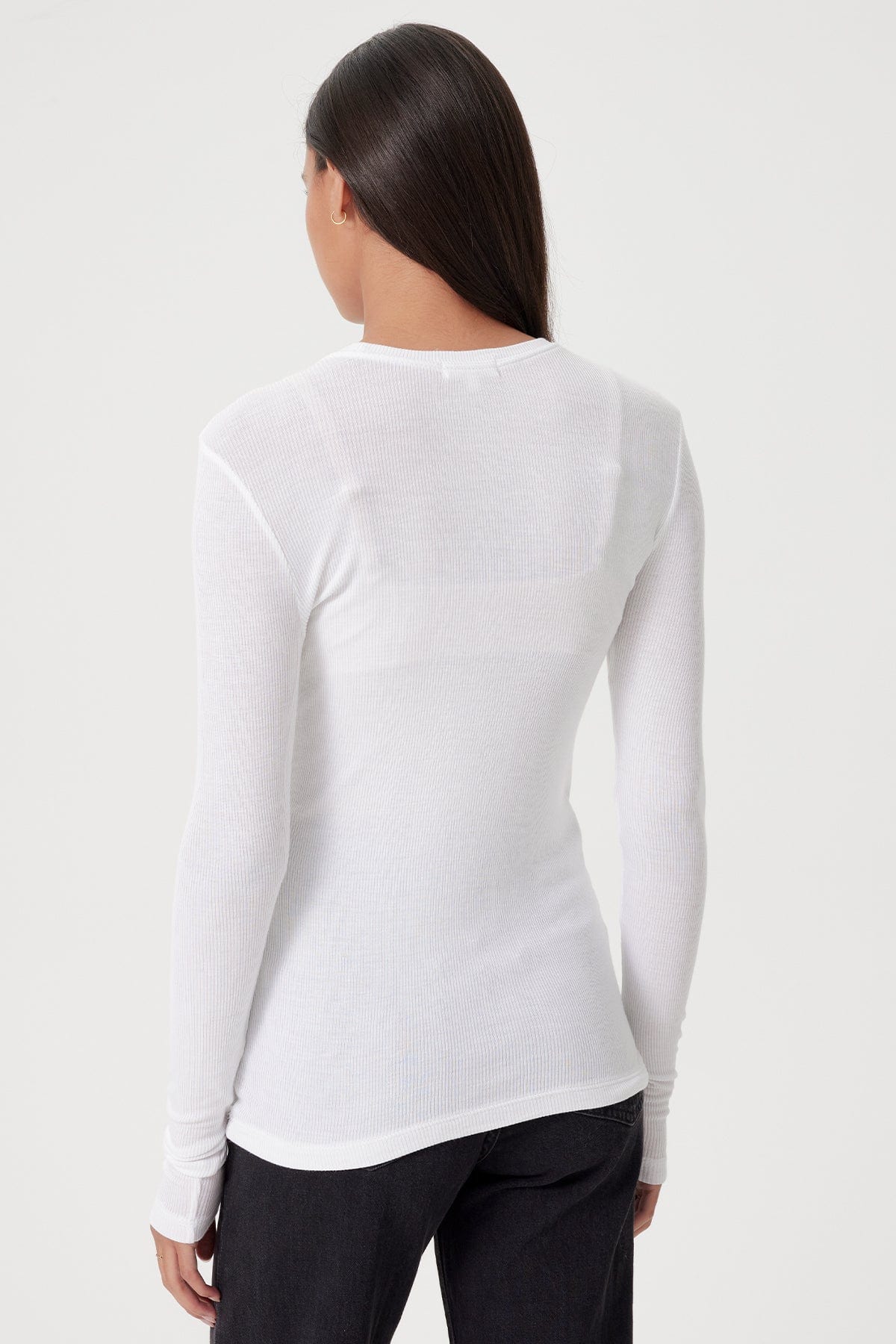 Goldie LeWinter TEES Ribbed Long Sleeve Tee