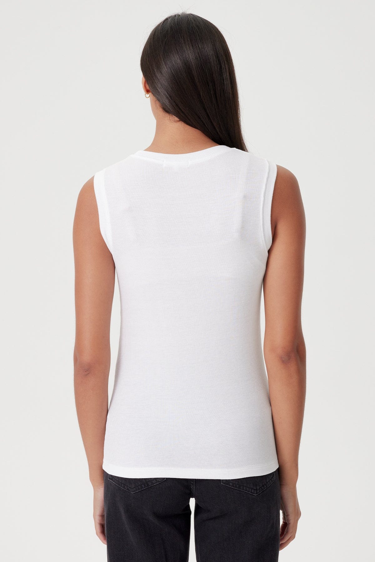 Goldie LeWinter TEES Ribbed Sleeveless Tee