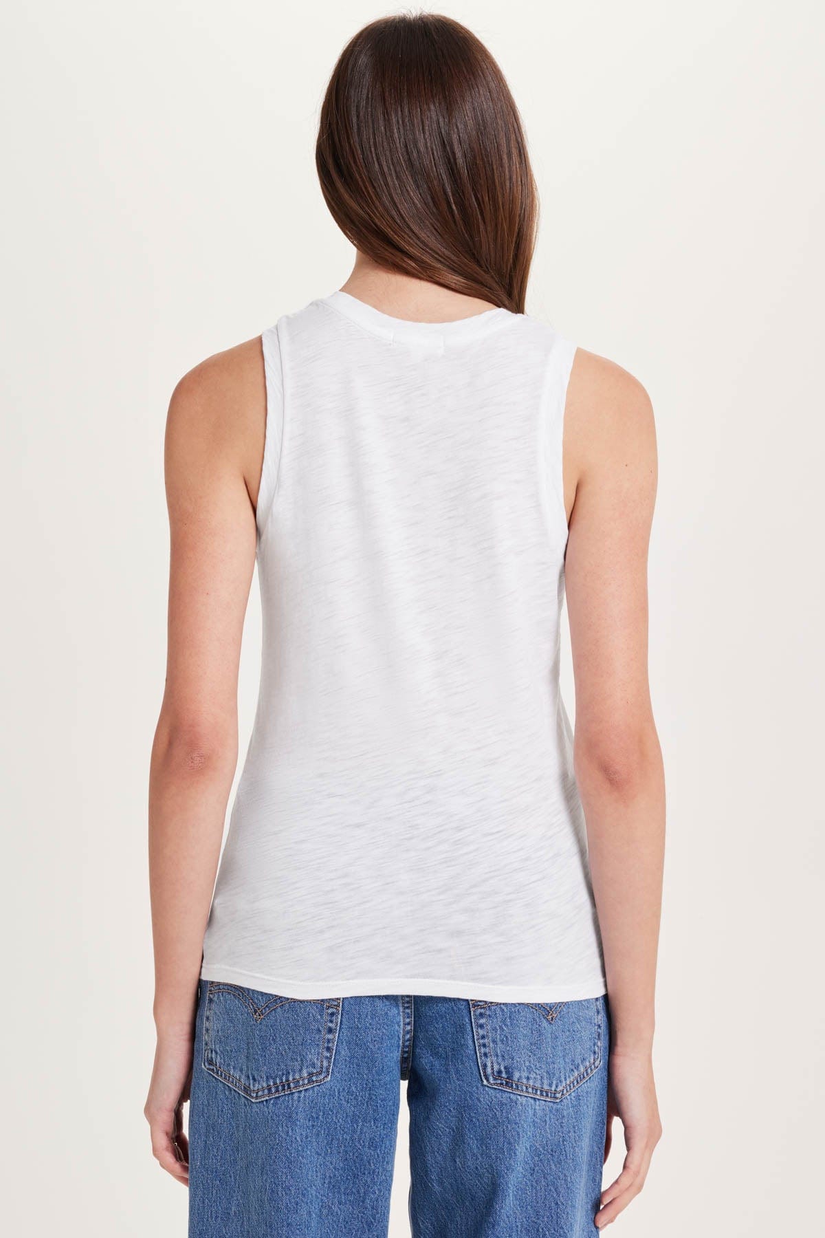 Goldie LeWinter TEES Signature Slub Crew Tank