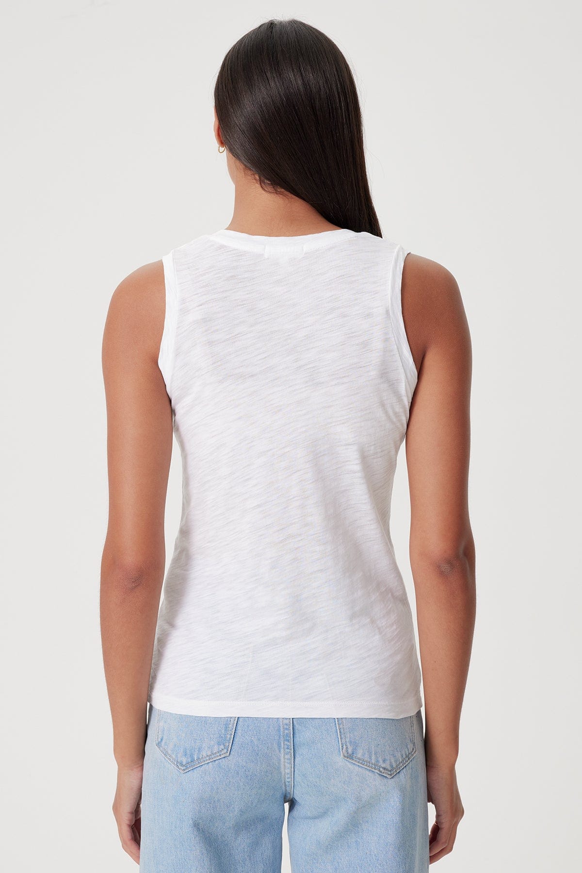 Goldie LeWinter TEES Signature Slub V Neck Tank