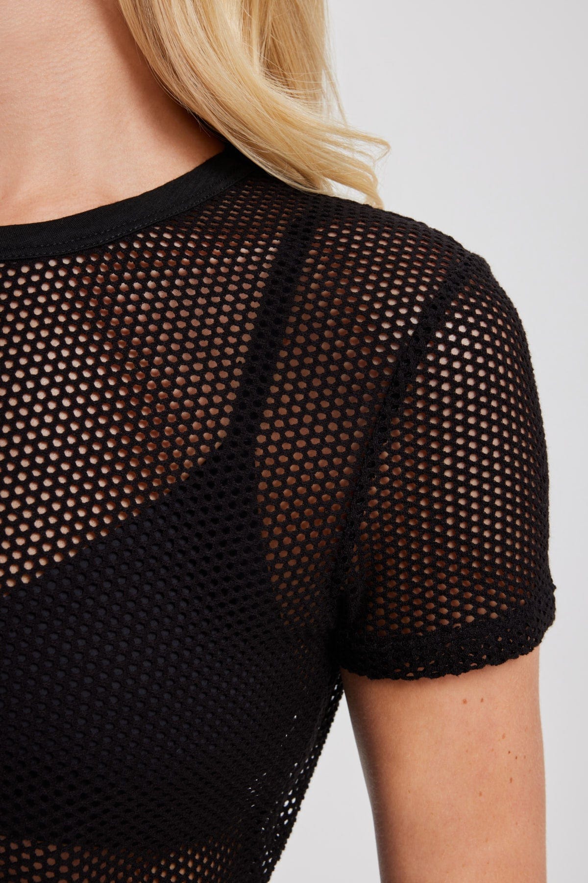 Goldie LeWinter TEES Whitney Fishnet Tee