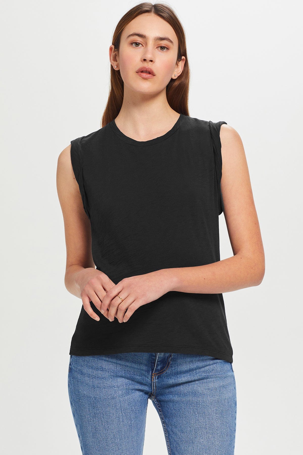 Goldie LeWinter TEES XS / Black Dree Muscle Tee