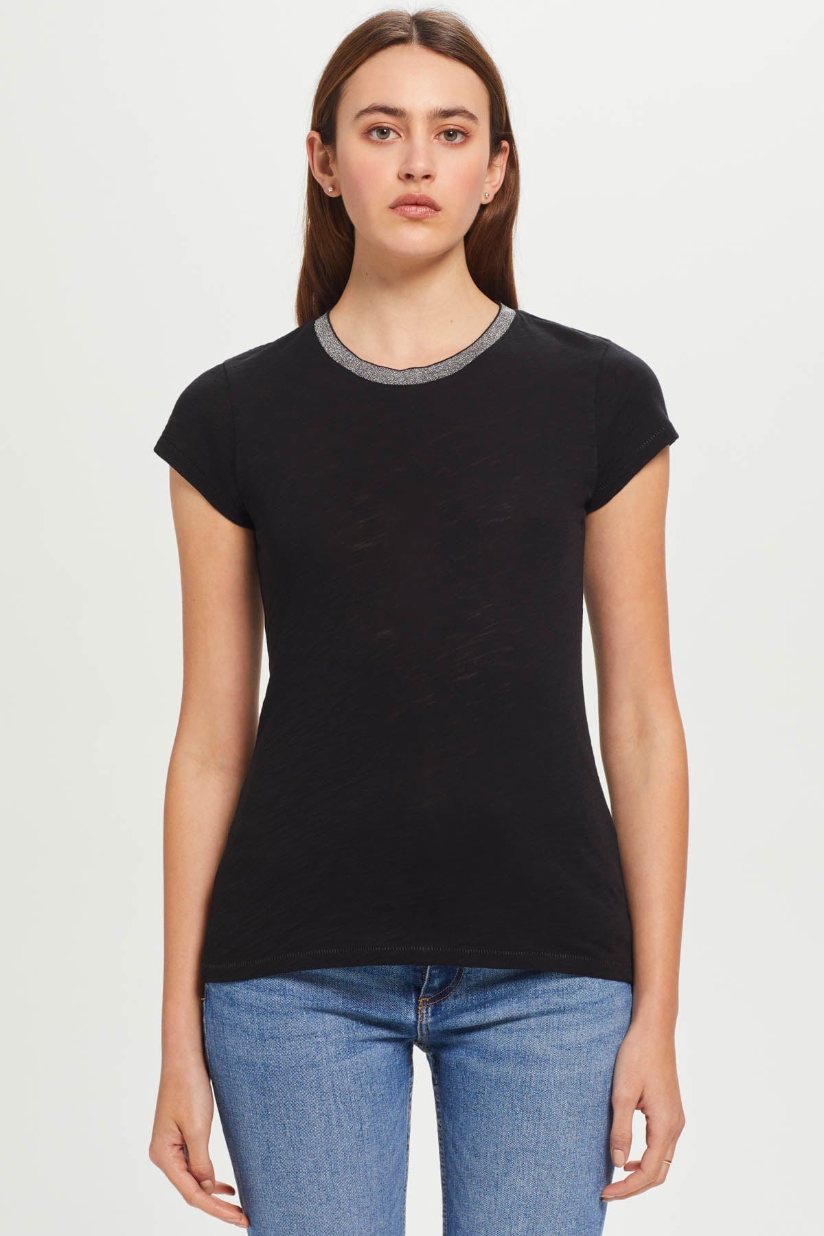 Goldie LeWinter TEES XS / Black Pavé Ringer Tee