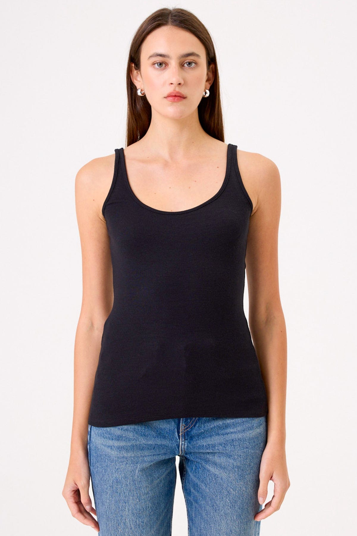 Goldie LeWinter TEES XS / Black Ribbed Tank