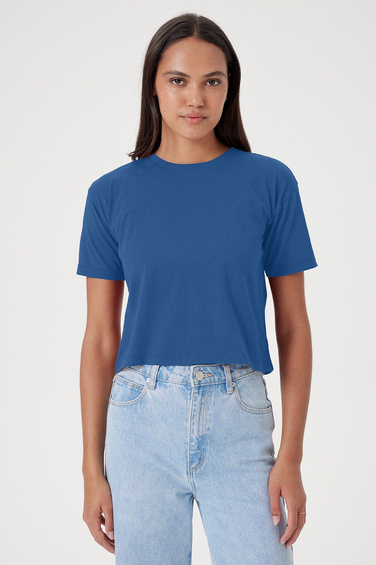 Goldie LeWinter TEES XS / Limoges Organic Crop Girlfriend Tee