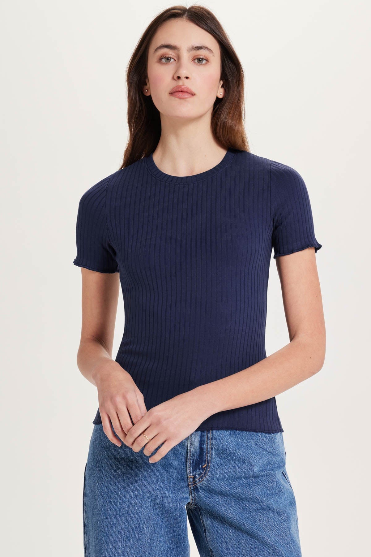 Goldie LeWinter TEES XS / Navy Chelsea Tee