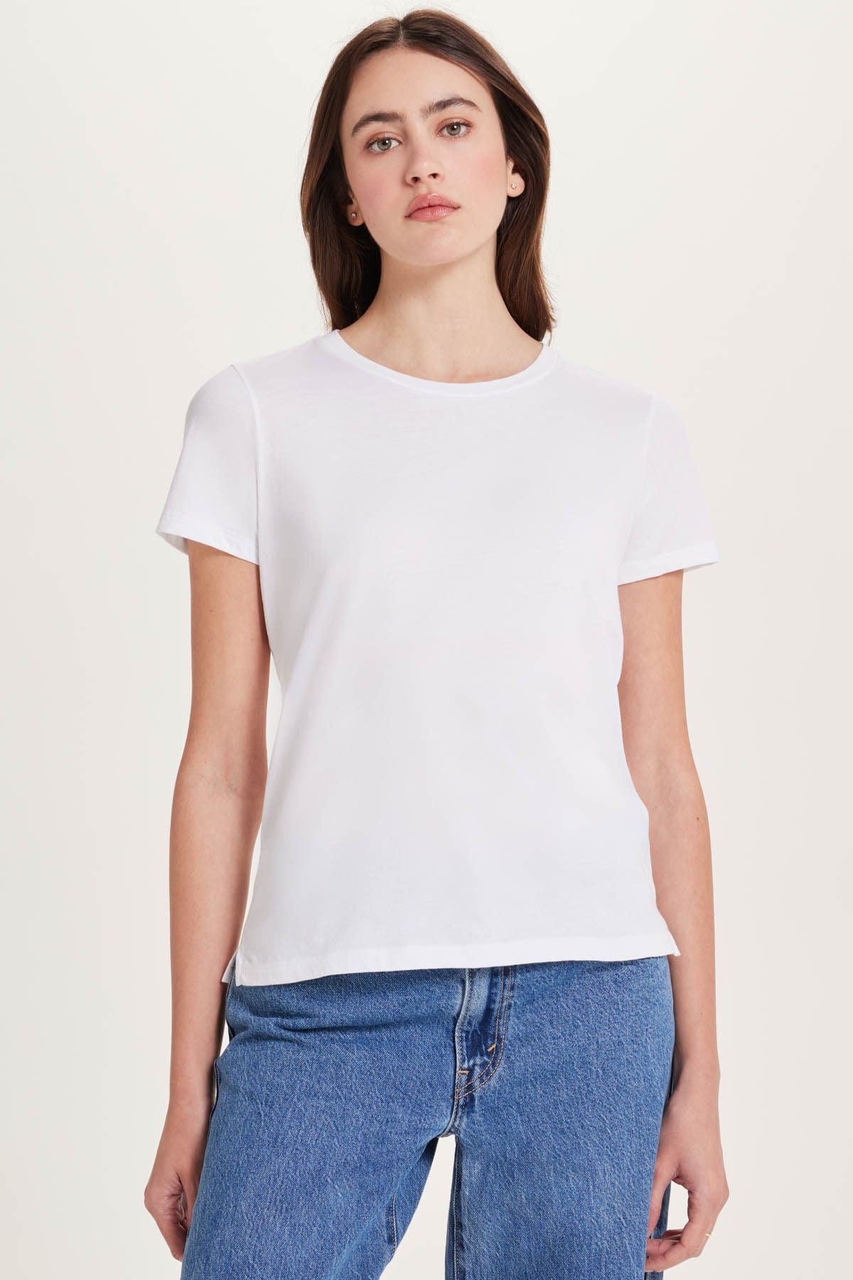 Goldie LeWinter TEES XS / White Organic Boy Tee