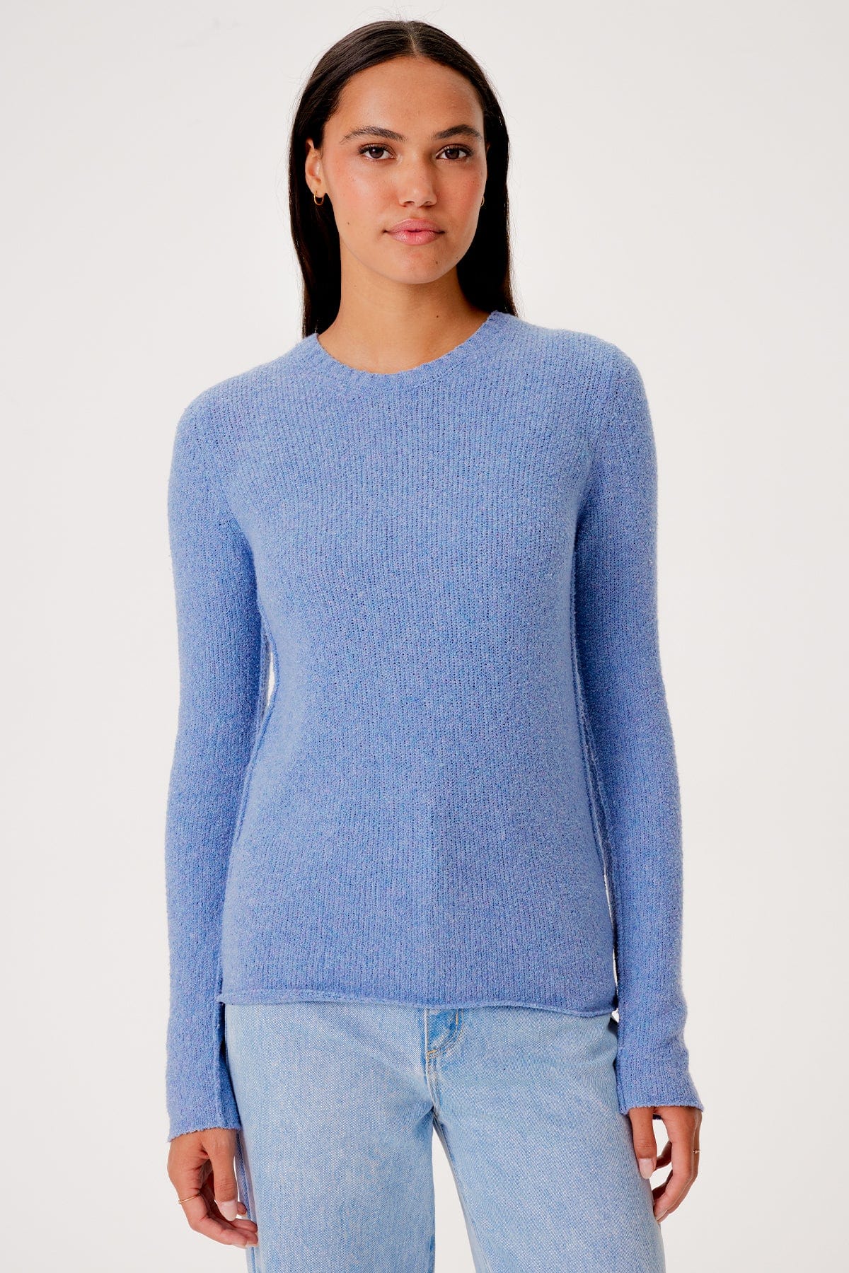 Goldie LeWinter XS / Blue Heather Bouclé Sweater