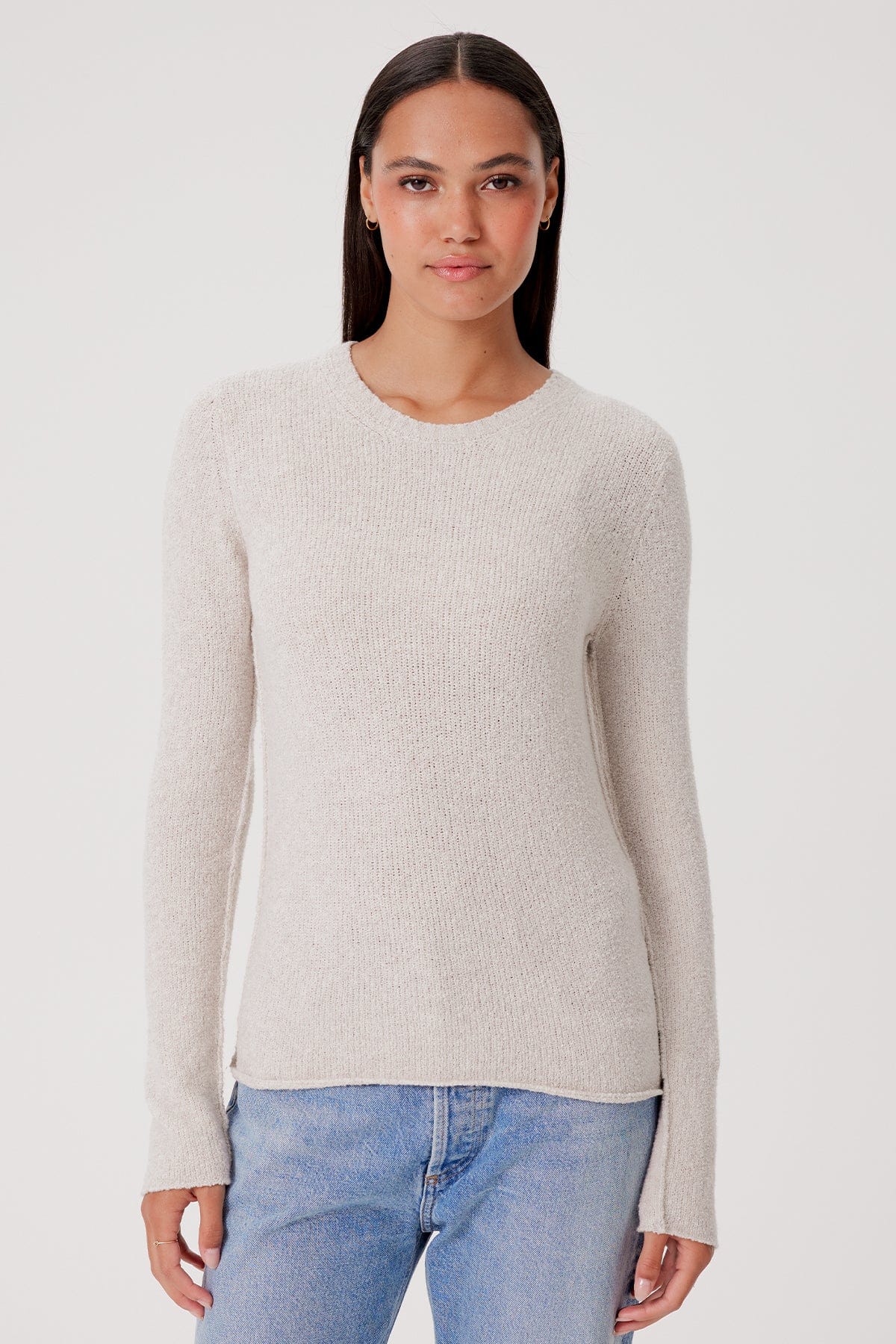 Goldie LeWinter XS / Sand Bouclé Sweater