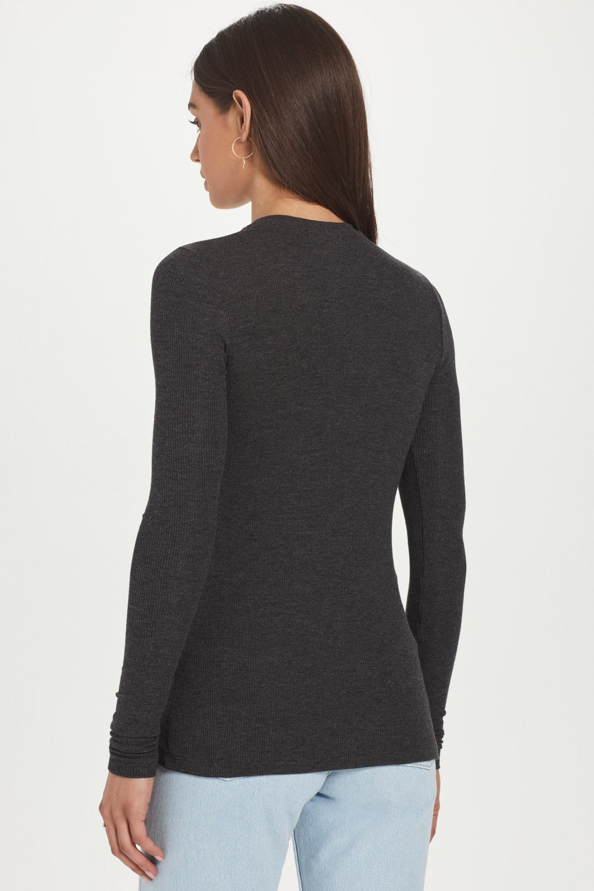 Ribbed Long Sleeve Tee