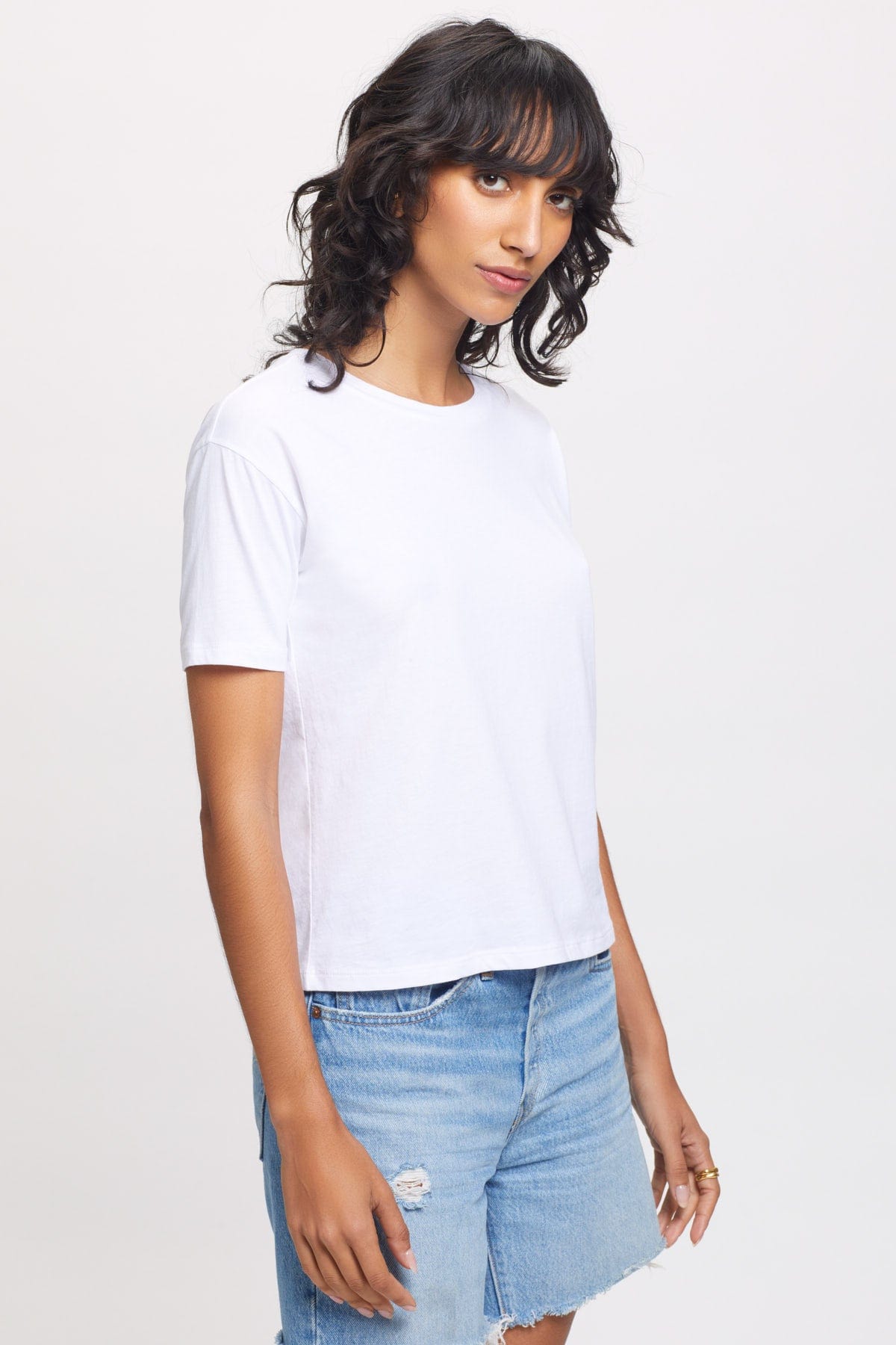 Goldie LeWinter TEES XS / White Organic Love Tee