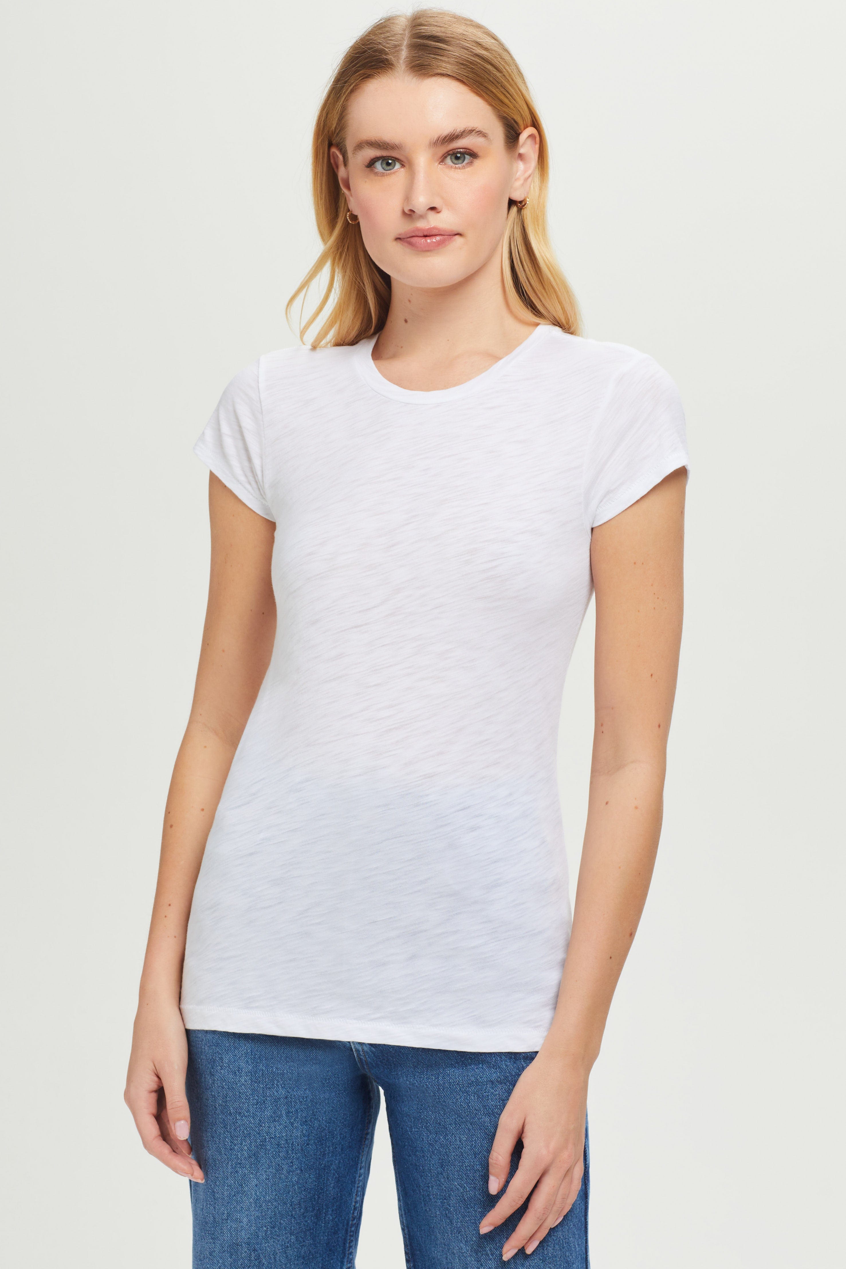 Goldie LeWinter TEES XS / White Signature Slub Tee